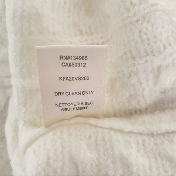 NEW! For Love and Lemons Billie cable knit cropped cardigan sweater 26301 - Picture 8 of 9